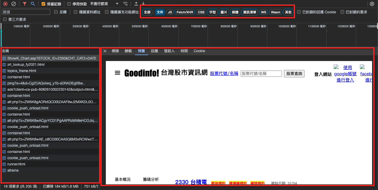 Chrome 文件 HTML解析
